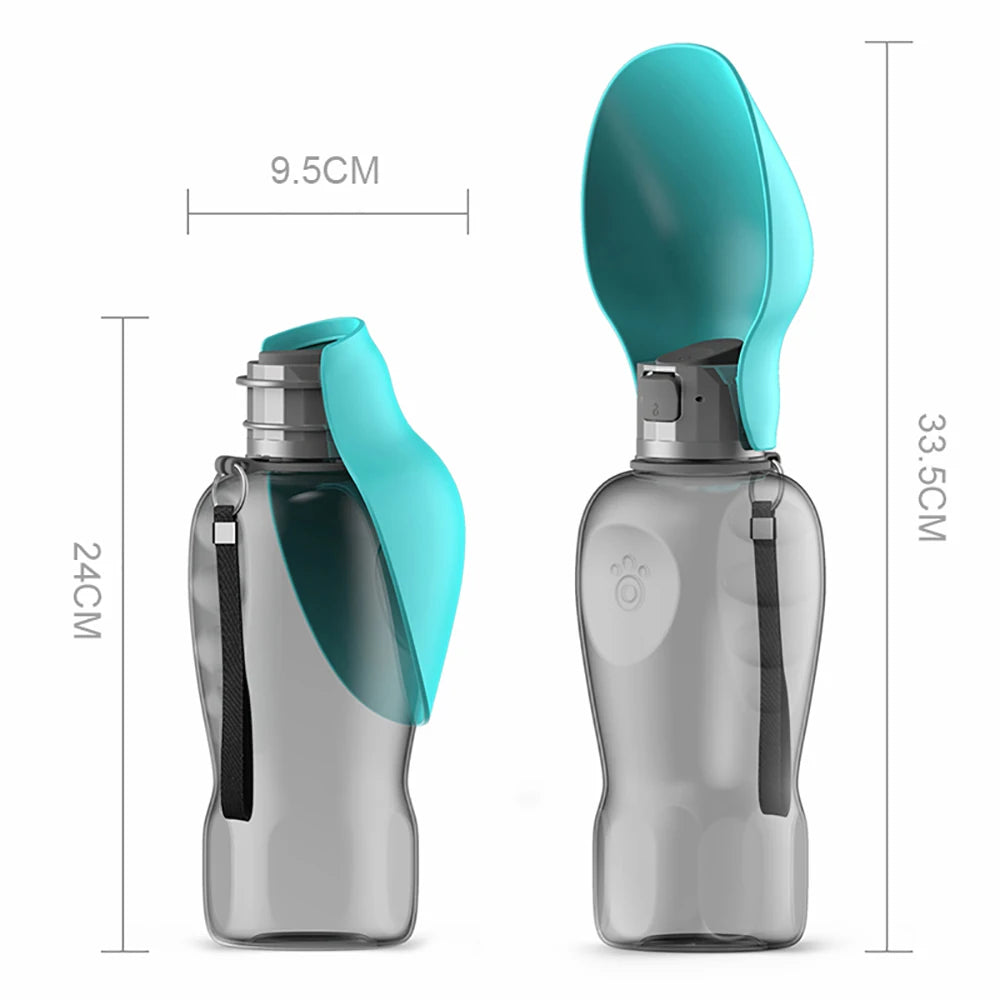 Borraccia Portatile per Cani da 800 ml Antigoccia