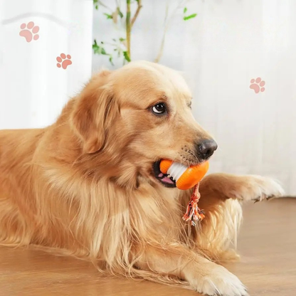 Interactive Dog Toy Ball Automatic Moving Rolling with Rope