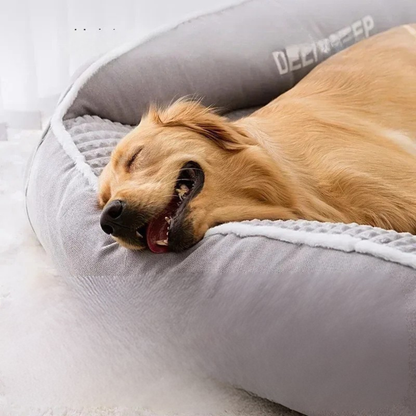 Warm Dog Bed Corduroy Pet Sofa Washable Winter Bed