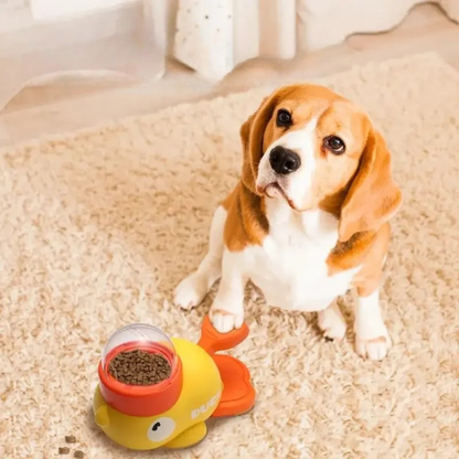 2-in-1 Interactive Dog Toy Treat Dispenser Slow Feeder
