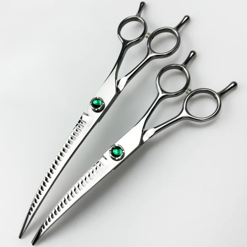8 Inch Curved Thinning Dog Grooming Scissors