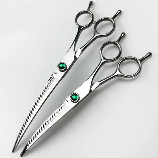8 Inch Curved Thinning Dog Grooming Scissors