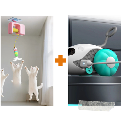 Kit Gioco Gatto – Gioco Automatico + Yo-Yo Elettrico