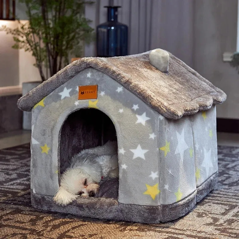 Fluffy Dog Bed Washable Pet Sofa Cushion for Cats