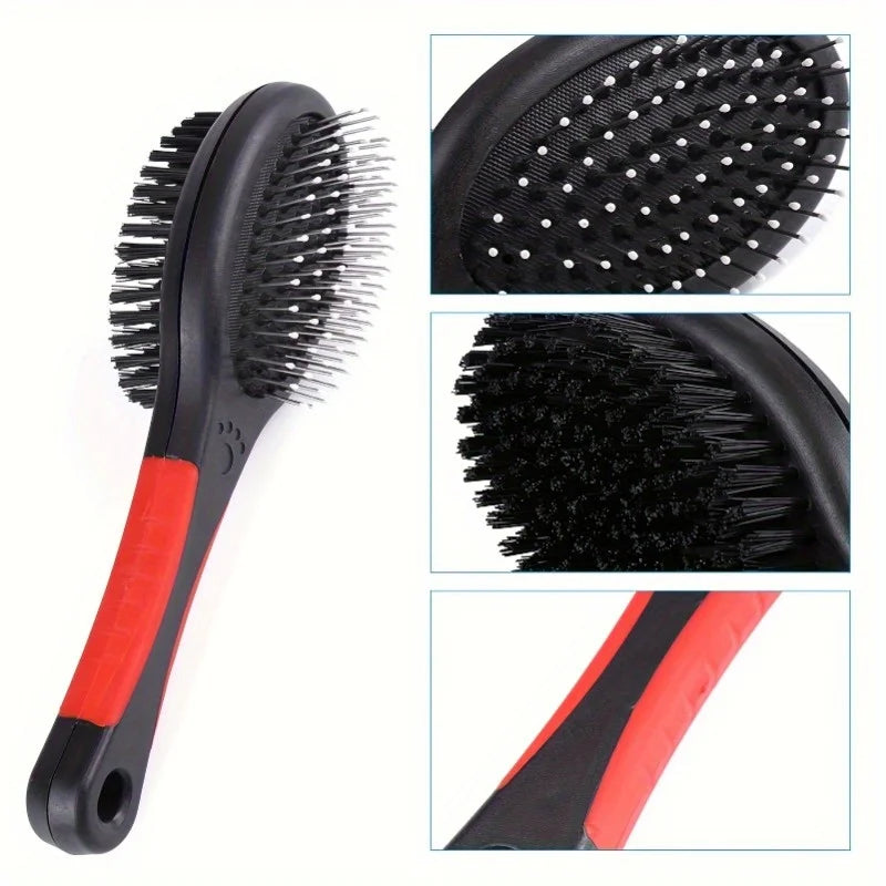 Double Sided Pet Grooming Brush Stainless Steel Comb