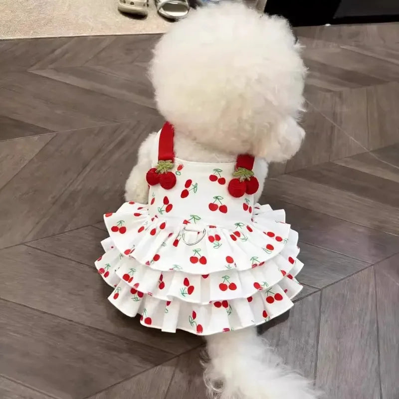 Vestito da Principessa Estivo Traspirante per Gatti e Cani di Piccola Taglia