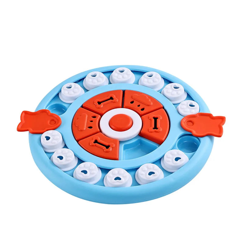 Smart Cat Puzzle Toy Slow Feeder Turntable Dispenser