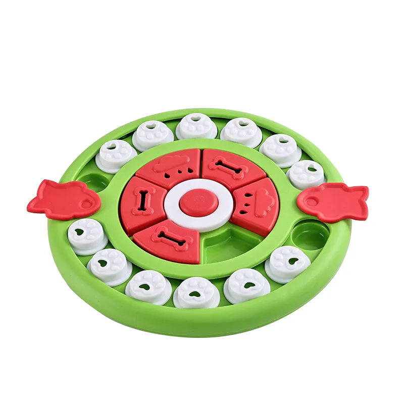 Smart Cat Puzzle Toy Slow Feeder Turntable Dispenser