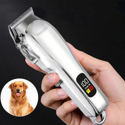 Cordless Pet Hair Clipper Low Noise Dog Cat Trimmer