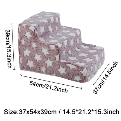 Dog Stairs Pet Ramp 3 4 Step Ladder Washable