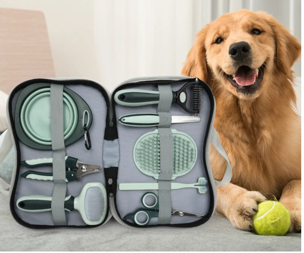 Kit Completo per Toelettatura di Cani e Gatti con Accessori
