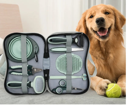 Kit Completo per Toelettatura di Cani e Gatti con Accessori