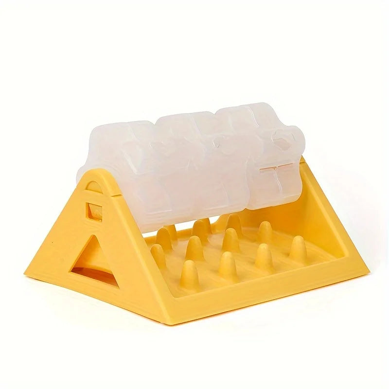 Interactive Dog Puzzle Feeder Slow Food Dispenser Toy