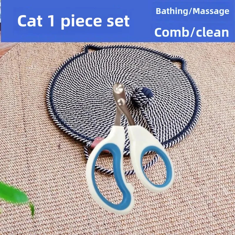 Kit Completo per Toelettatura di Gatti con Forbici e Pettini