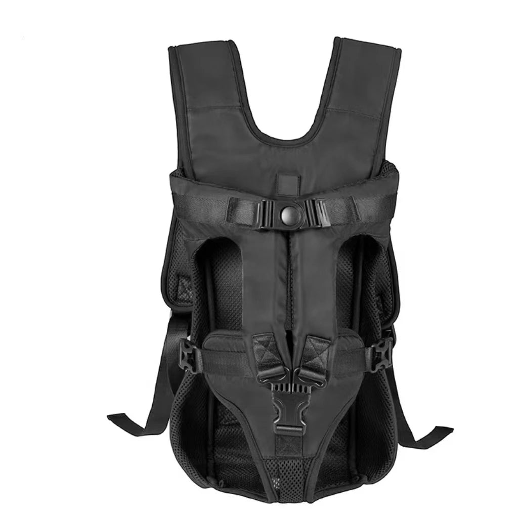 Front Dog Carrier Backpack Adjustable Breathable Pet Hiking Bag
