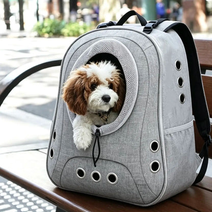 Breathable Pet Carrier Backpack with Head-Out Design