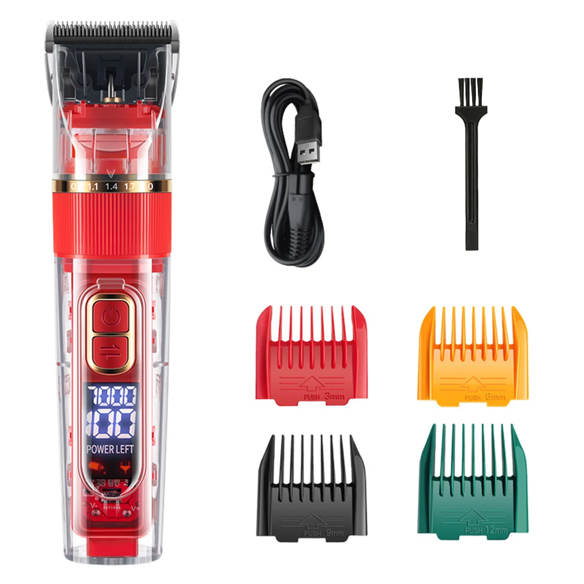 Professional Pet Hair Clipper USB Rechargeable Silent