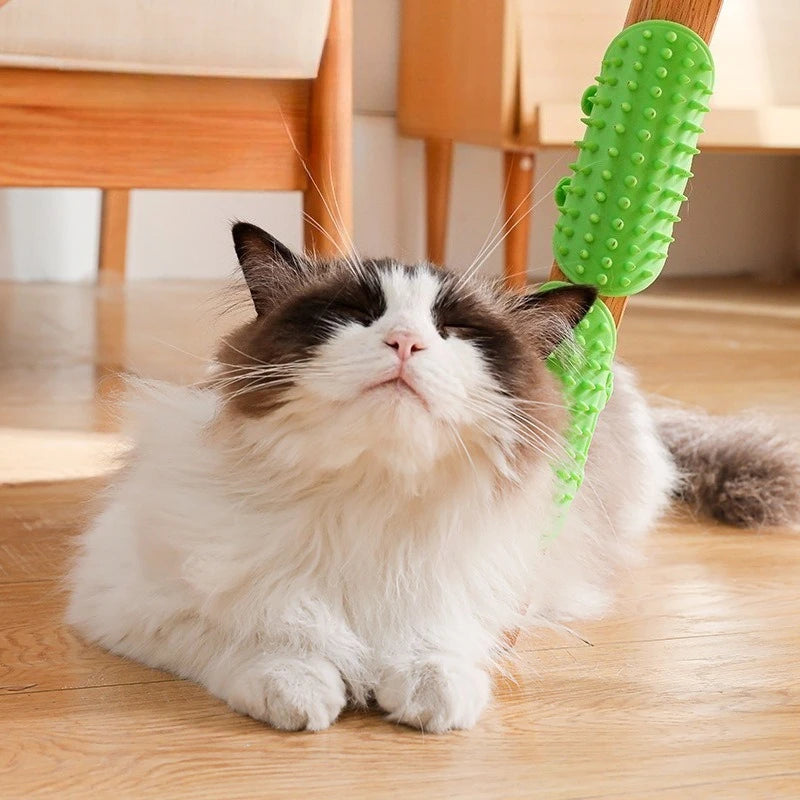 Silicone Cat Grooming Brush Hair Remover Massage Comb