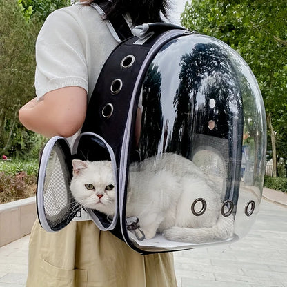 Transparent Cat Backpack Carrier Breathable Pet Travel Bag