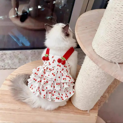 Vestito da Principessa Estivo Traspirante per Gatti e Cani di Piccola Taglia