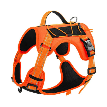 Reflective Tactical Dog Harness No Pull Adjustable Vest