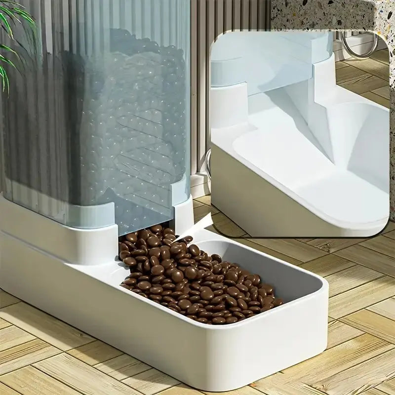 Automatic Dog Feeder Water Dispenser 3.8L Gravity Set