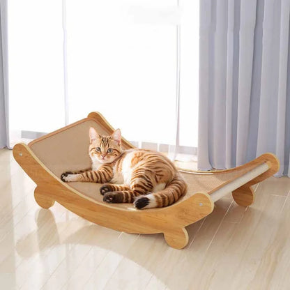 Cat Scratching Board Bed Sisal Scratch Pad Detachable