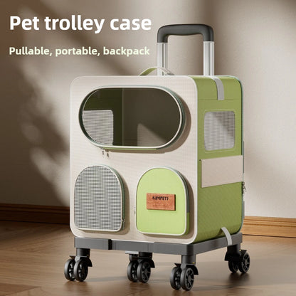 Zaino Trasportino Trolley Espandibile per Cani e Gatti