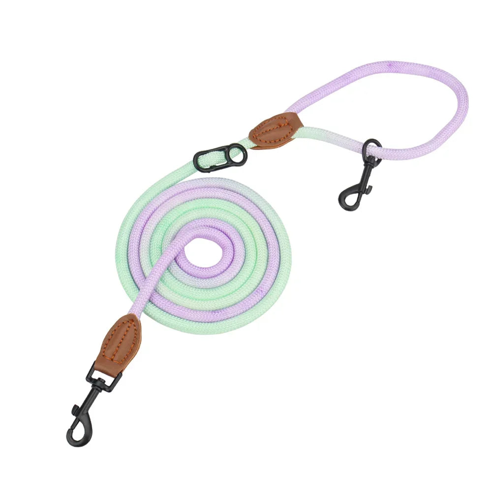 Hands Free Dog Leash Adjustable Crossbody Double Leash
