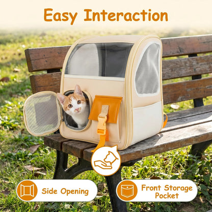 Zaino Trasportino Traspirante per Cani e Gatti