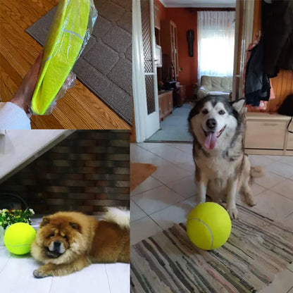 Giant Dog Tennis Ball 7 8 9.5 Inch Jumbo Chew Toy
