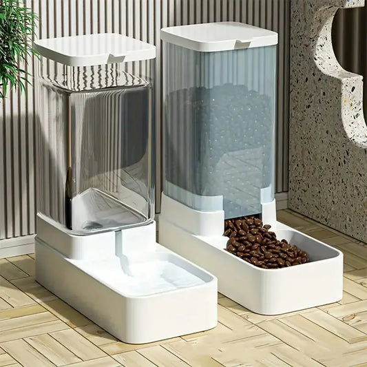 Automatic Dog Feeder Water Dispenser 3.8L Gravity Set