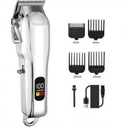 Cordless Pet Hair Clipper Low Noise Dog Cat Trimmer