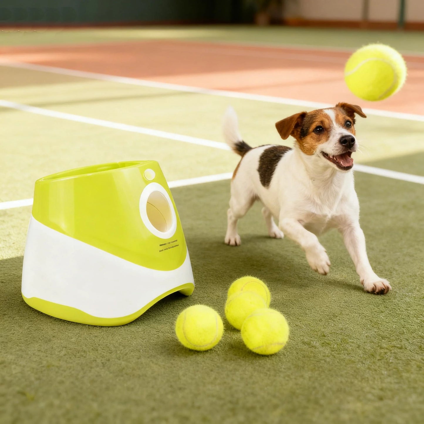 Automatic Dog Ball Launcher USB Rechargeable Tennis Thrower