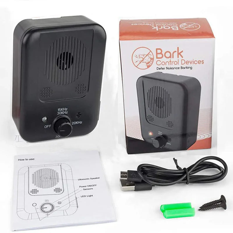 Ultrasonic Dog Bark Control Device Outdoor Repeller