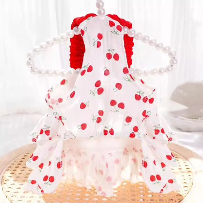 Vestito da Principessa Estivo Traspirante per Gatti e Cani di Piccola Taglia