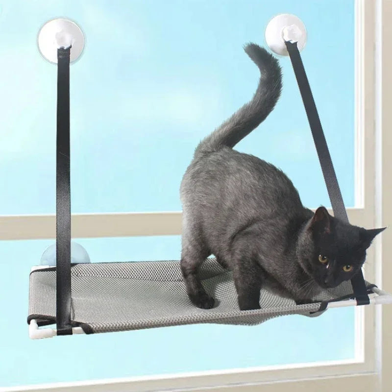 Cat Window Hammock Suction Cup Bed Breathable Mesh