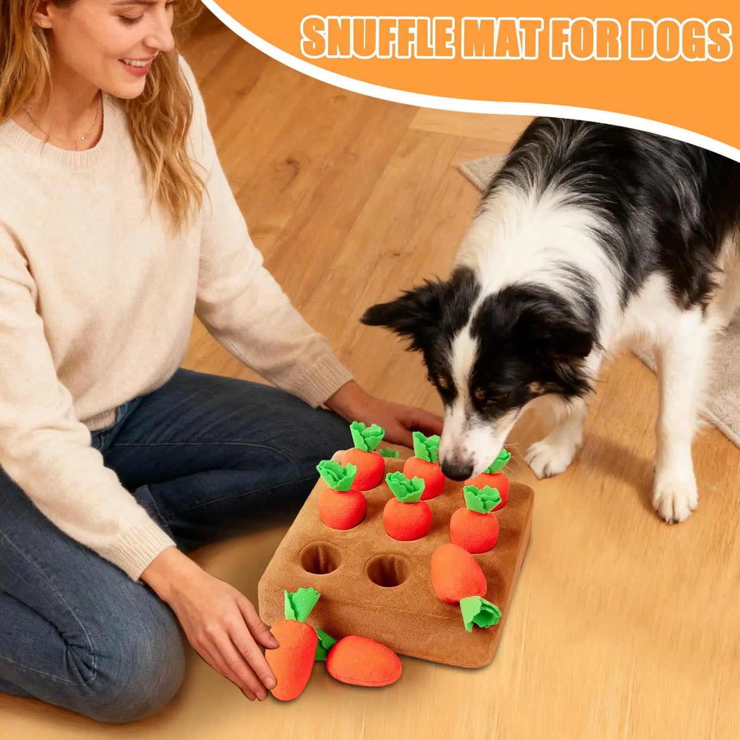 Dog Snuffle Mat Interactive Slow Feeder Puzzle Toy