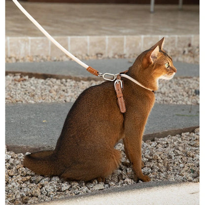 Lightweight X Shape Cat Harness Leash Set Escape Proof