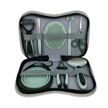 Kit Completo per Toelettatura di Cani e Gatti con Accessori