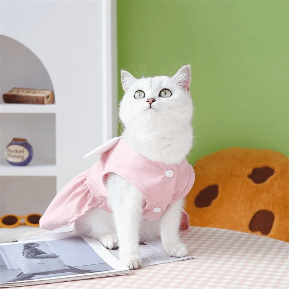 Vestito con Pettorina e Ali d'Angelo per Cani