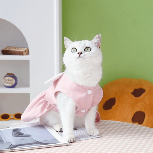 Vestito con Pettorina e Ali d'Angelo per Cani