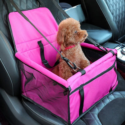 Seggiolino auto con cuscino per cani e gatti di piccola e media taglia