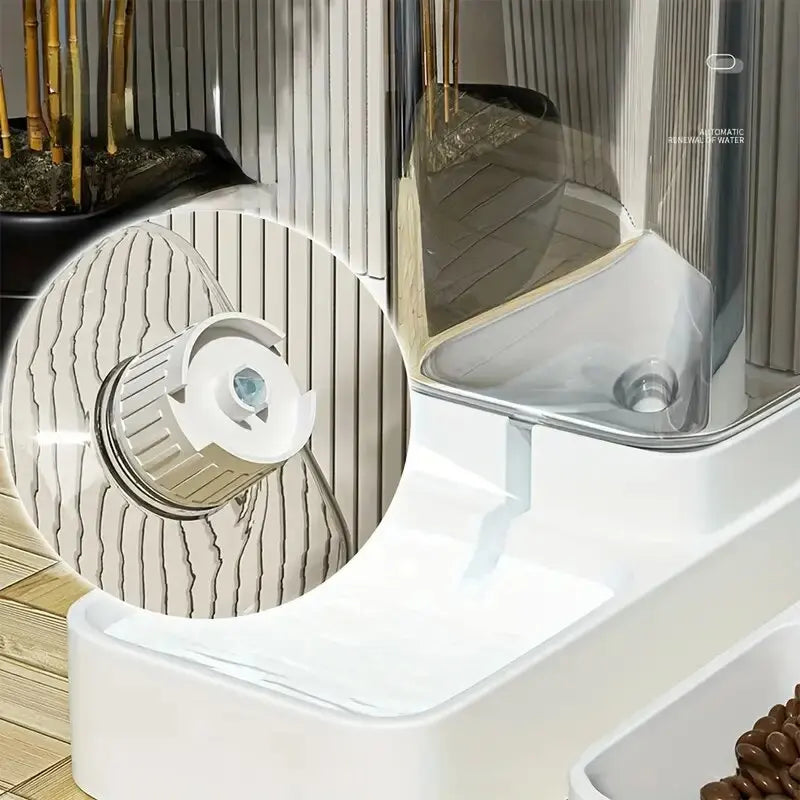 Automatic Dog Feeder Water Dispenser 3.8L Gravity Set