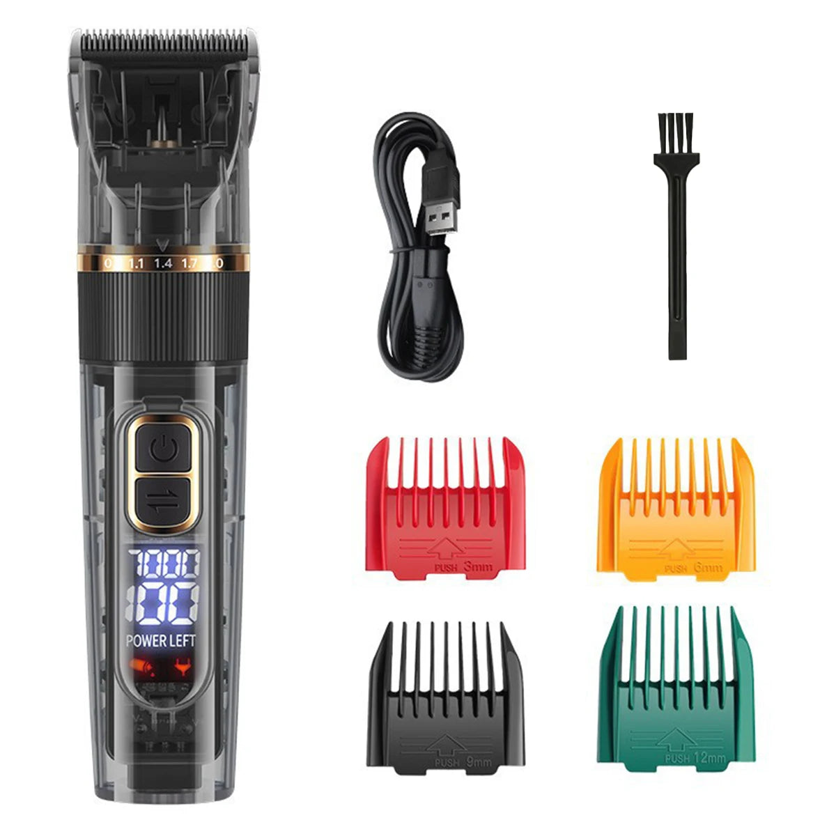 Professional Pet Hair Clipper USB Rechargeable Silent