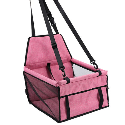 Premium Dog/Cat Car Seat Cushion Hanging Bag for Travel