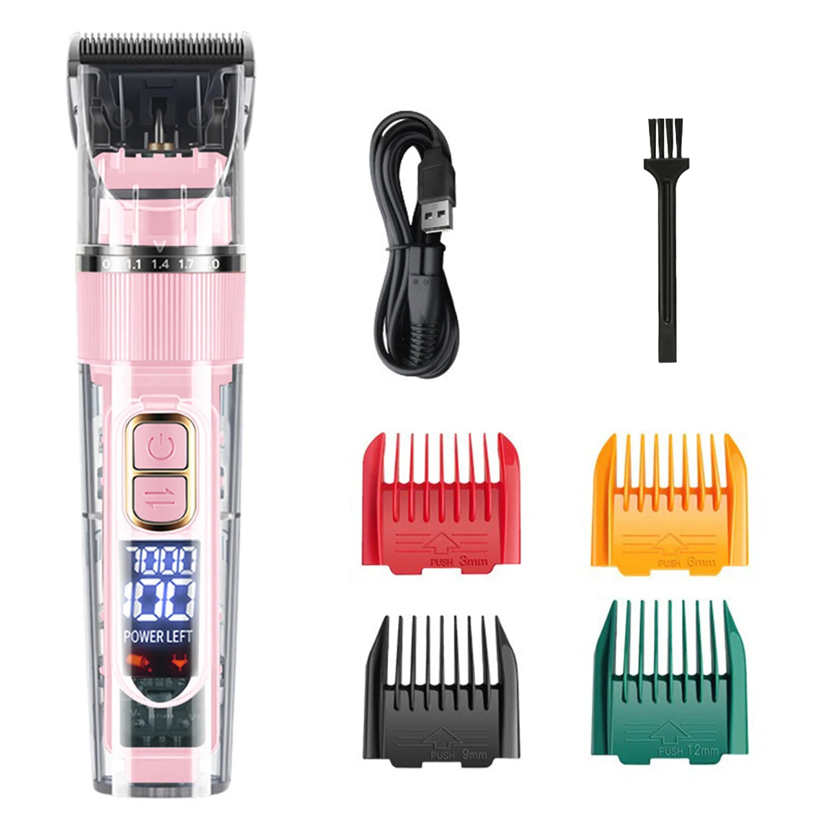 Professional Pet Hair Clipper USB Rechargeable Silent