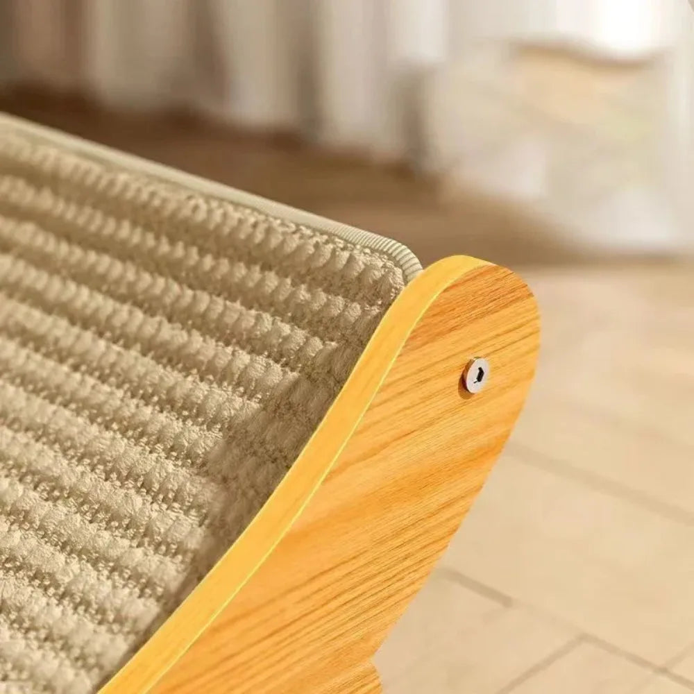 Cat Scratching Board Bed Sisal Scratch Pad Detachable