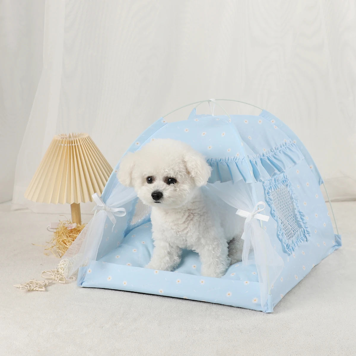 Cat Tent Bed Warm Winter Pet House Cozy Cushion