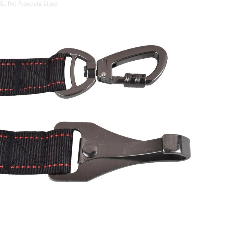 Three-Way Adjustable Dog Car Safety Seatbelt Leash for Travel